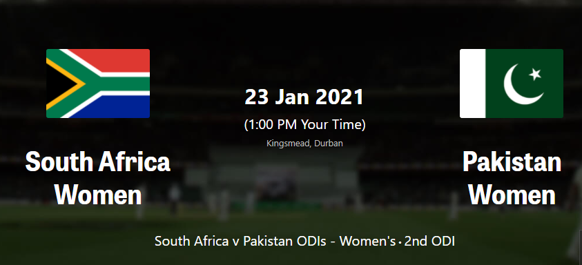 Pakistan Women vs South Africa Women 2nd ODI Preview, Head ...