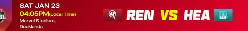 Brisbane Heat vs Melbourne Renegades