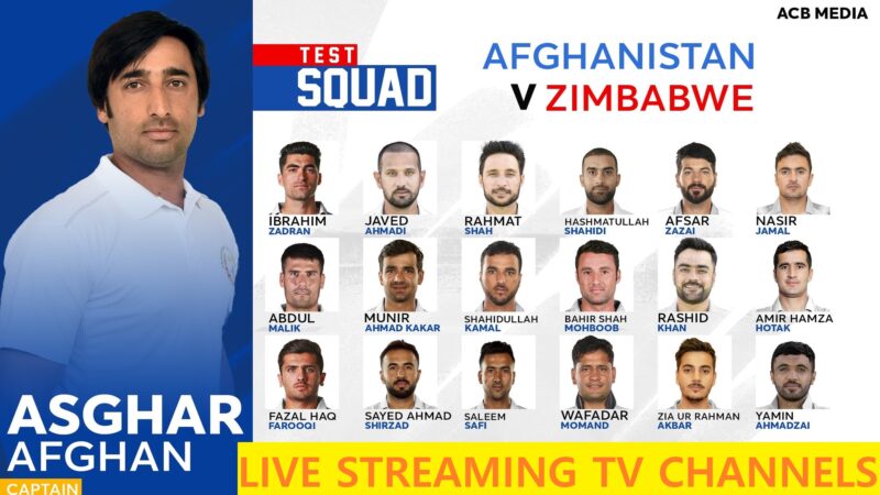AFG vs ZIM Test Live Streaming 2021