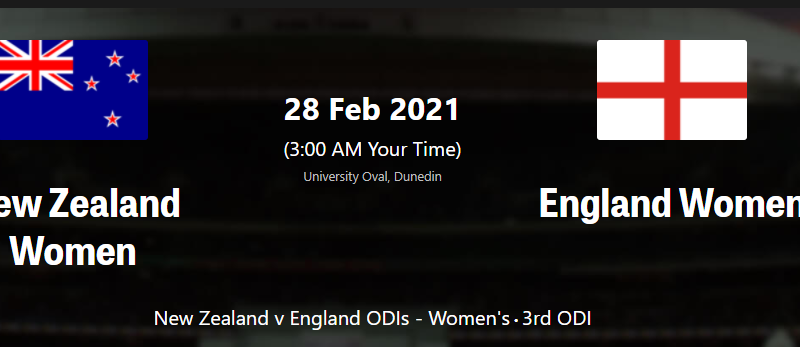 NZ W vs ENGW 3rd ODI