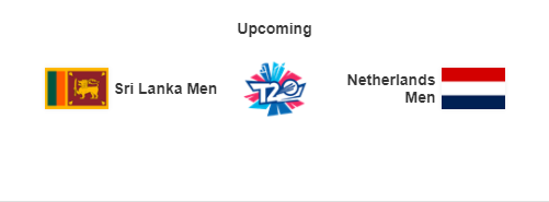Live Streaming details Sri Lanka vs  Netherlands  T20 World Cup 2021  12th Match- SL vs NED