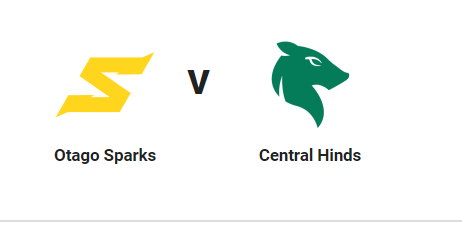 Live streaming   Otago Sparks vs   Central Hinds