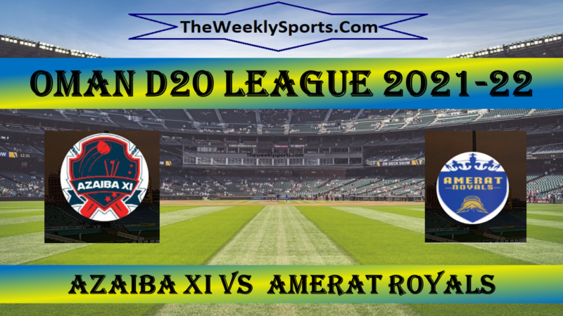 Azaiba XI vs Amerat Royals