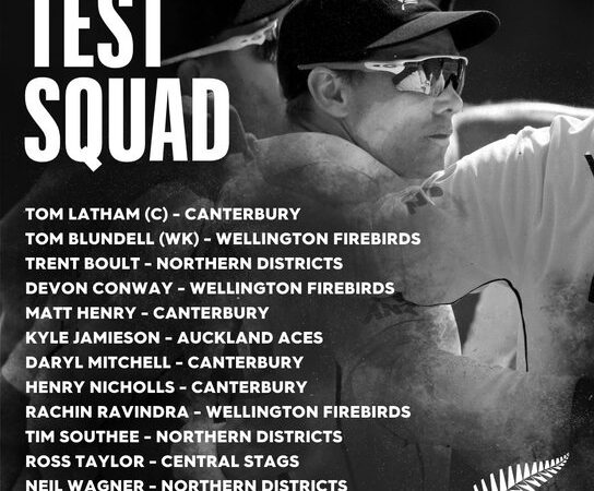 New Zealand Test Squad vs Bangladesh