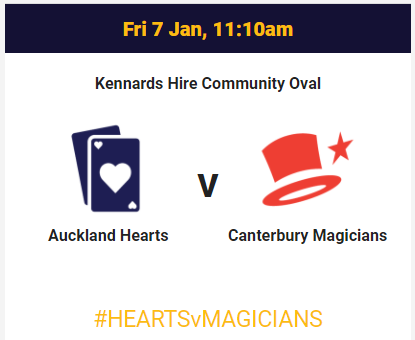 Women Super Smash 2021-22 Match 20:  Canterbury Magicians vs   Auckland Hearts   Live streaming  details , Live Score , Match Preview, Prediction #CM-W vs AH-W