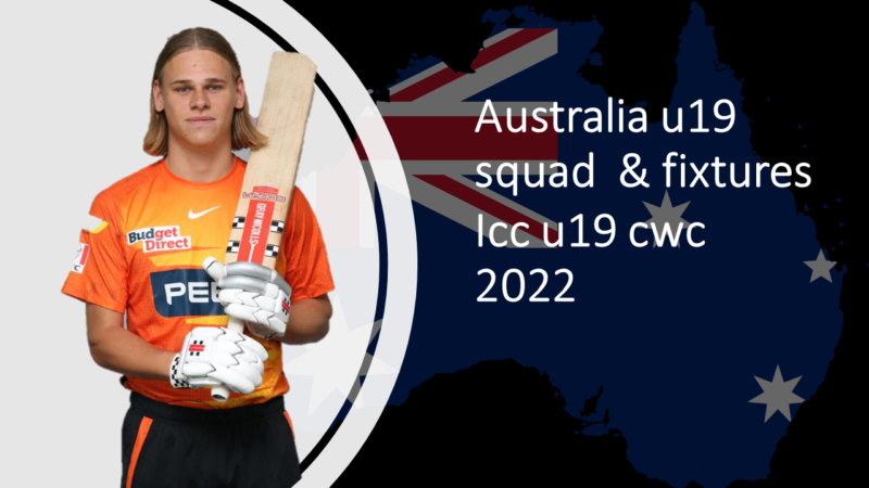 Australia U19 Squad and Fixtures