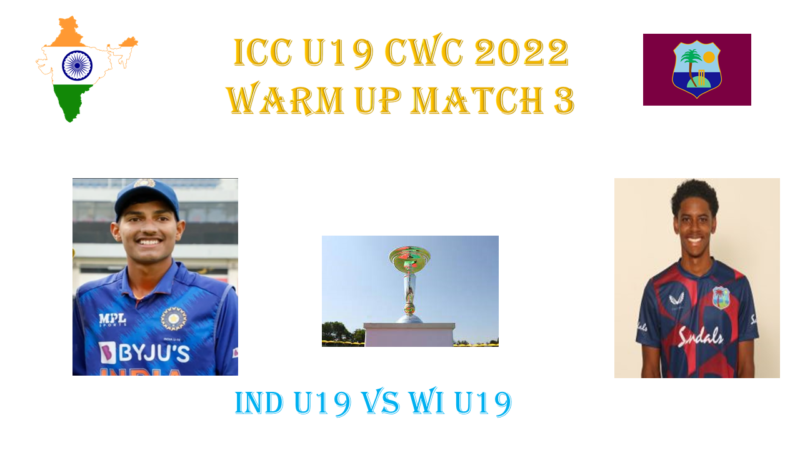 IND U19 vs WI U19 live streaming