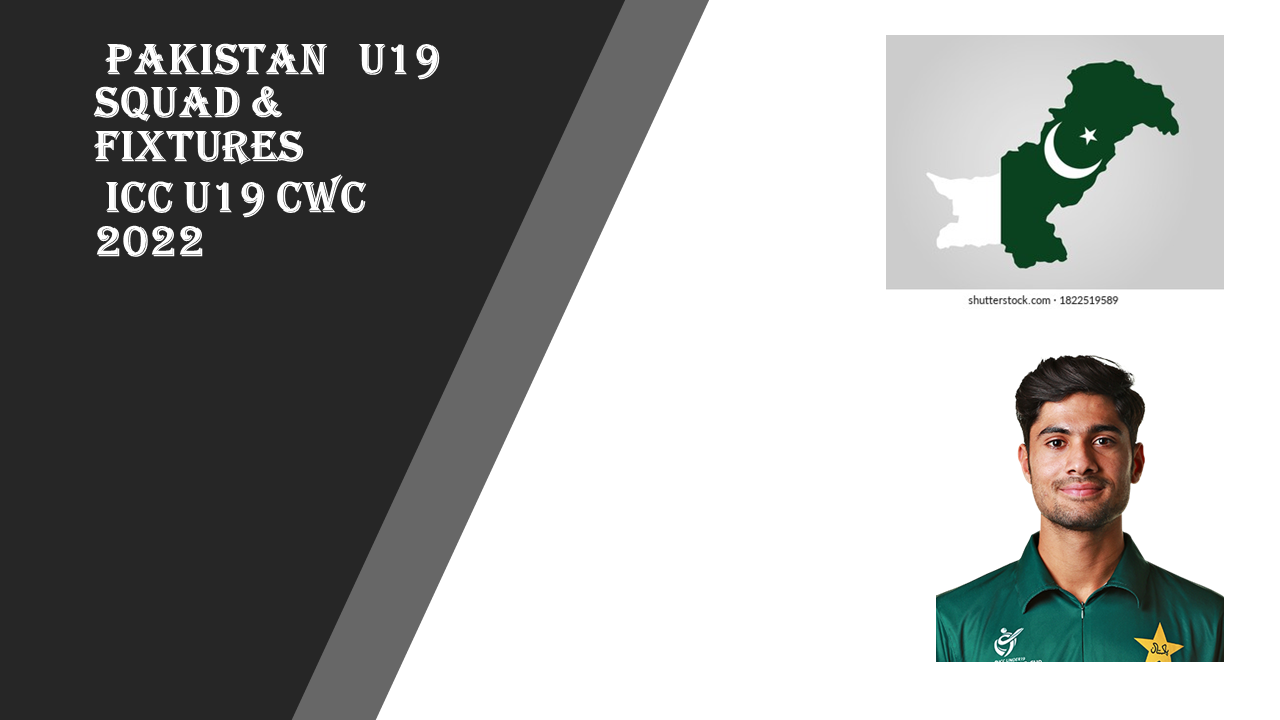 ICC Men’s U19  CWC  2022: Pakistan U19 Squad and Fixtures