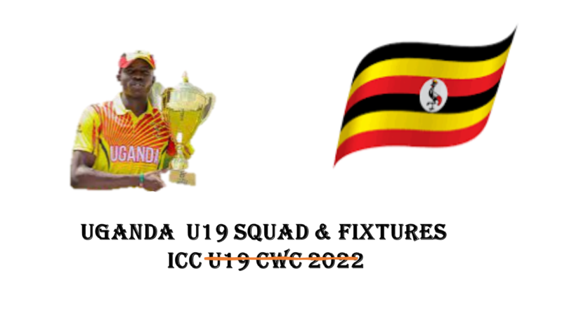 ICC Men’s U19  CWC  2022:   Uganda  U19 Squad and Fixtures