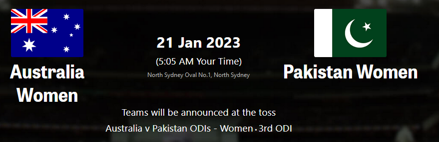 AUS-W vs PAK-W Match Prediction – Who will win 3rdODI  Australia Women  vs Pakistan Women?