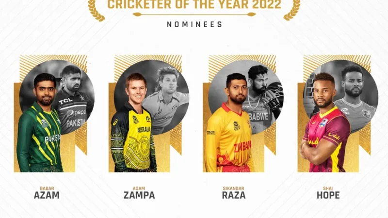 Nomination for ICC Men’s ODI Cricketer of the Year 2022 Award.