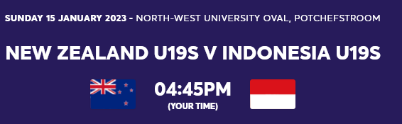 Indonesia women u19 vs New Zealand Women U19