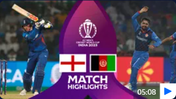 AFG vs ENG highlights