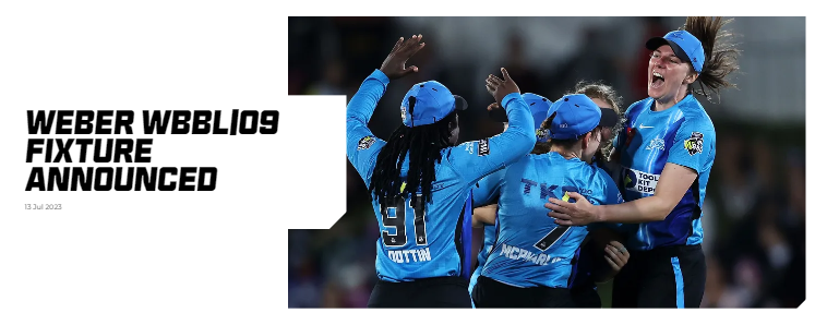 Adelaide Strikers Schedule WBBL09