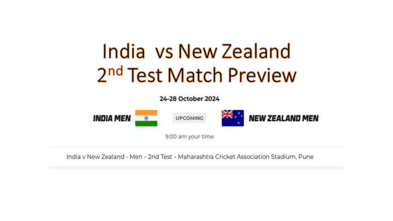 IND vs NZ 2nd Test Match Preview