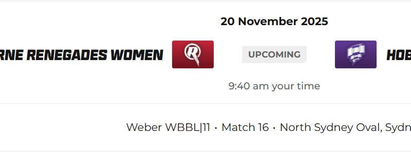 Match 16 WBBL|11 Match preview MR-w vs HH-W