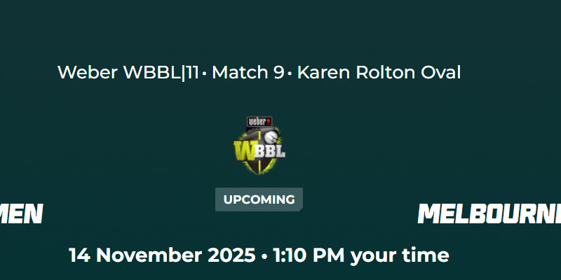 MR-W vs AS-W Match 9 WBBL11