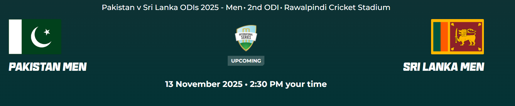 Pakistan vs Sri Lanka 2nd ODI live Streaming Guide Where to Watch PAK vs SL ODI