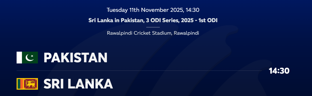 Pakistan vs Sri Lanka 1st ODI Match Preview, Prediction , Probable Playing XI,Head to Head Stats